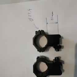 colliers montage fixe 22lr