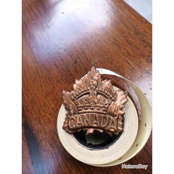 badge casquette Canada