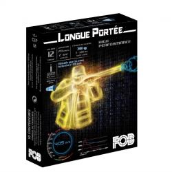 CARTOUCHE FOB LONGUE PORTEE calibre 12/70 38G n°1 bourre jupe x10