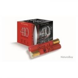CARTOUCHE B&P extra rossa calibre 410/76 magnum 21g n°6 bourre jupe x25
