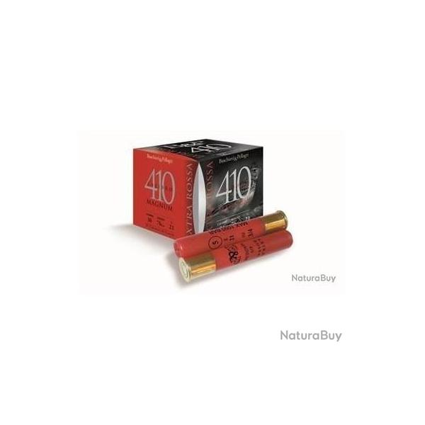 CARTOUCHE B&P extra rossa calibre 410/76 magnum 21g n°6 bourre jupe x25