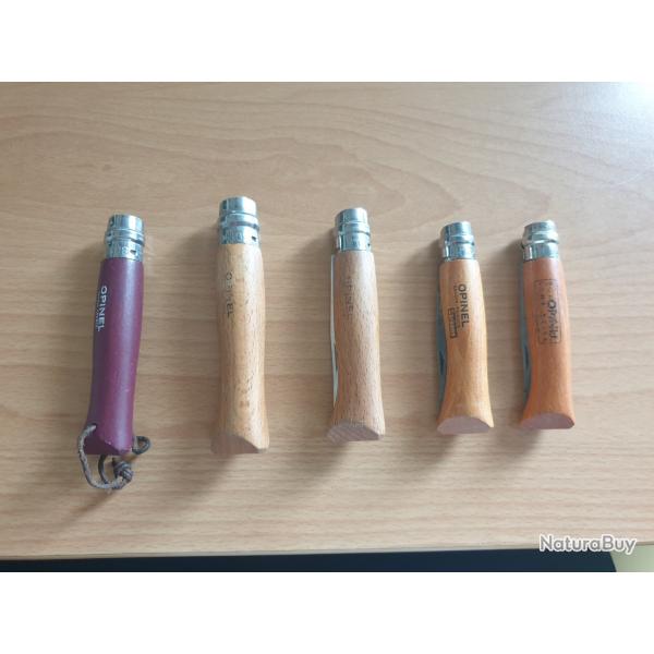 Lot de 5 opinel