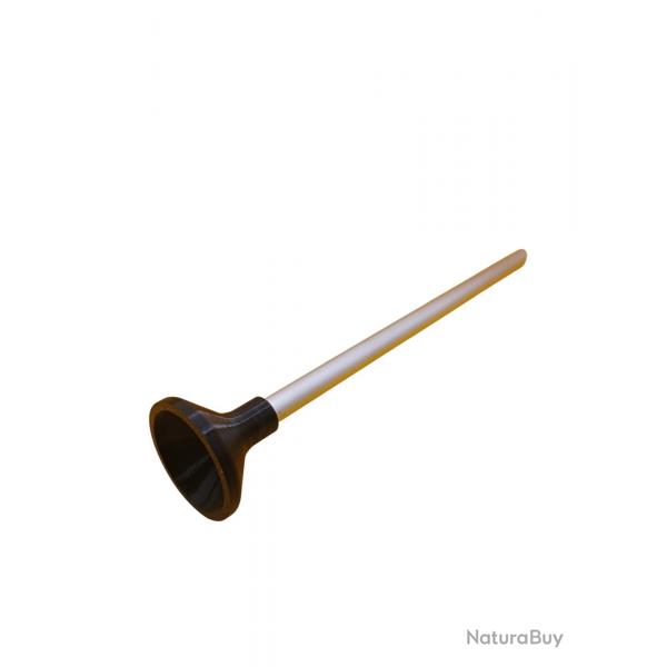 entonnoir chargement pistolet poudre noire diamtre 10mm longueur 20cm pour calibre 41 et plus