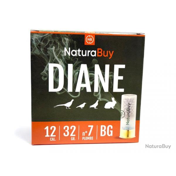 Enchre  1 ! 250 Cartouches NaturaBuy - Diane - 12/67 - 32gr - Plomb n7
