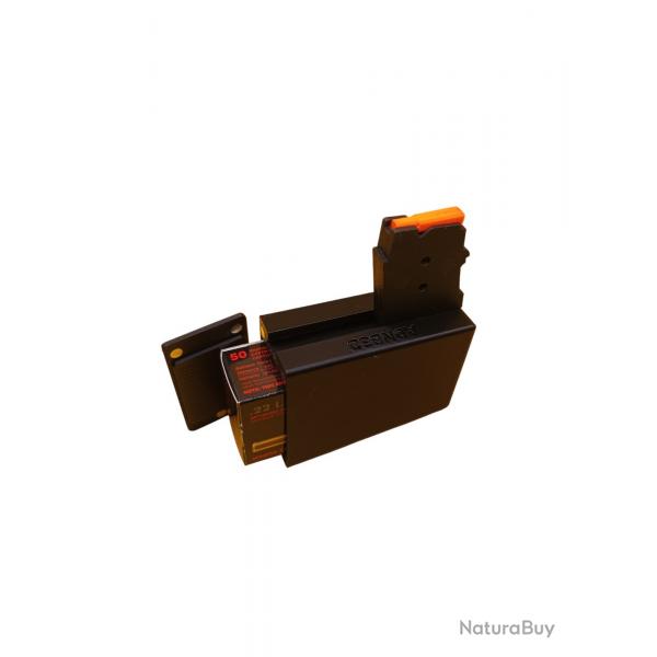 talon de chargeur 5 coups CZ452/455 avec emplacement de stockage pour boite de 22LR exclu ADNB3D