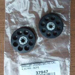 Lot de 2 Barillets UMAREX pour carabine 850 M2 , cal . 4,5mm