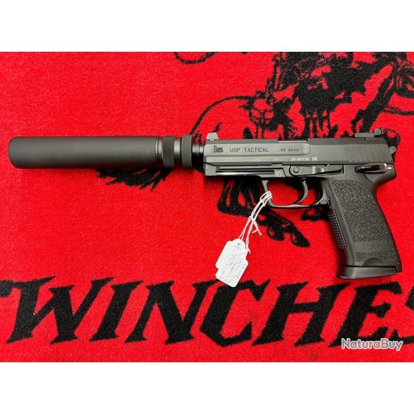 H&K USP Tactical 45 auto + silencieux occasion