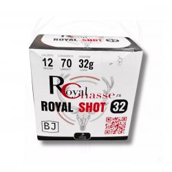 Boite de 25 cartouches ROYAL SHOT Calibre 12/70 Plomb N°7.5
