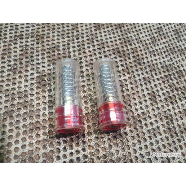 paire de douilles amortisseur OMNIAPLAST en plastique de calibre 16
