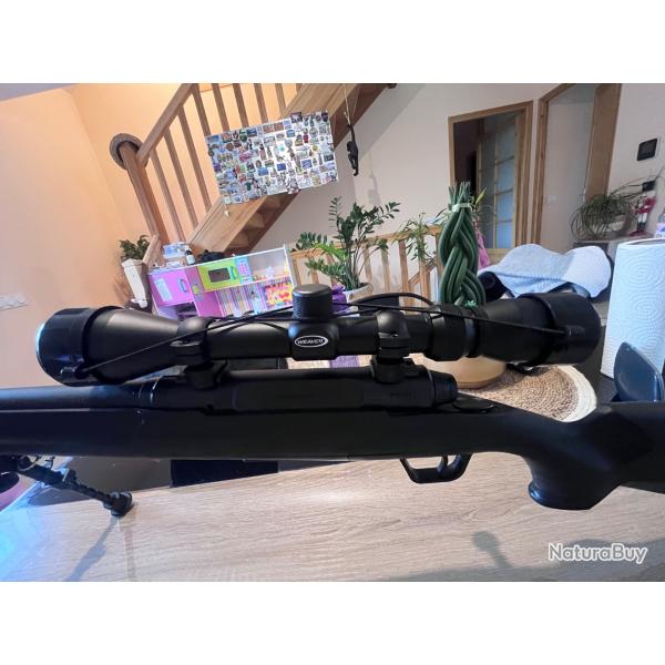 Lunette Weaver avec colliers  3-9X40 zoom ajustable (waterproof) neuve pour montage weaver/picatiny