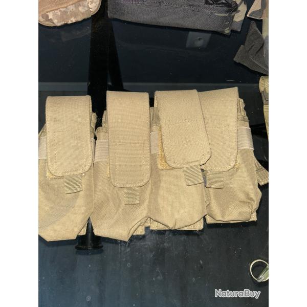 Lots 4 Poches porte chargeurs AK Ares