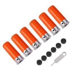 6 cartouches d'entraînement "DRILL" - Cal 12 - orange LIVRAISON GRATUITE