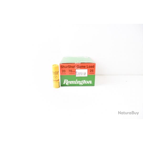 pack de 200 Cartouches Remington Shurshot numero 8  Cal. 20