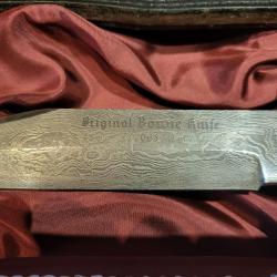 Couteau Bowie damas solingen en coffret Othello numéroté