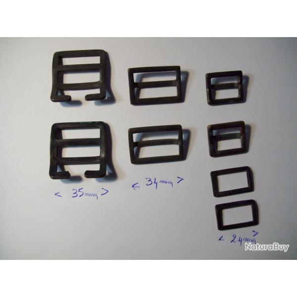 militaria ww2 lot 6 boucles anglaise pour rparation ou manque origine