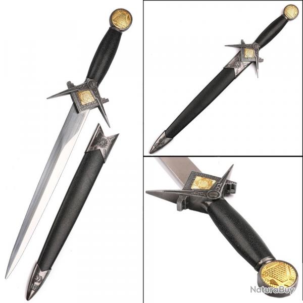 Dague d'ornement franc macon  de 40 cm