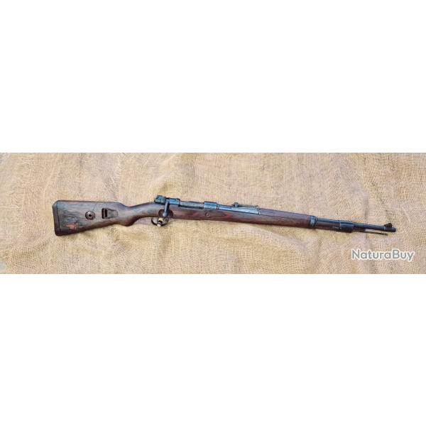 Mauser 98k 98 k heer en 8x57 js ww2 mauser  Bnz 43  monomatricule Canon impeccable