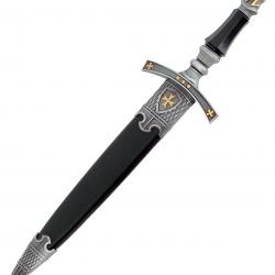 Dague d'ornement Decore casque templier   de 42 cm