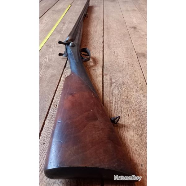 Fusil de chasse  percussion centrale calibre 16