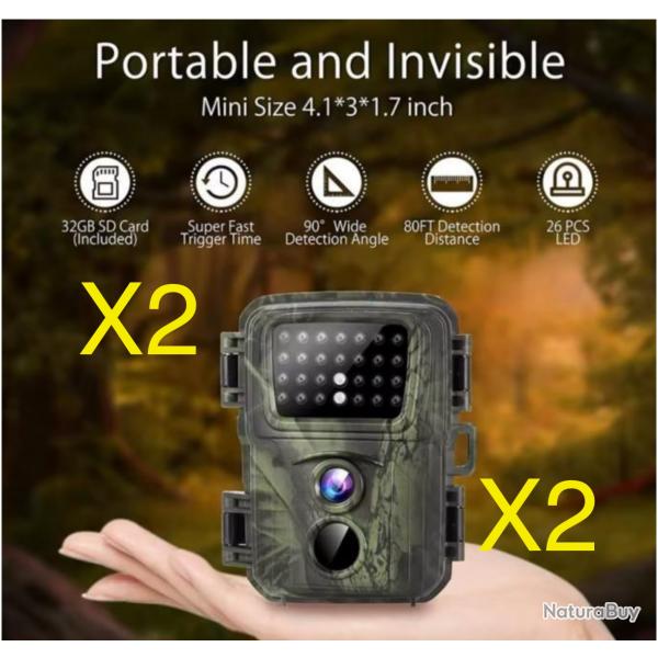 1 sans rserve Lot 2 camras de chasse vision nocturne intgr