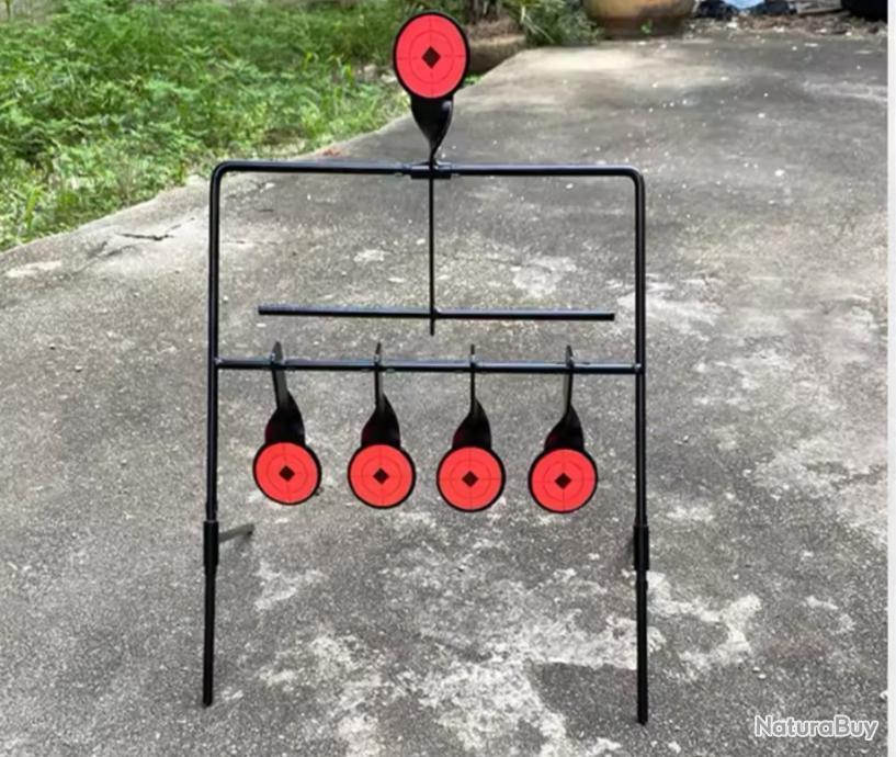 Objectif d'entraînement pour cible de tir en métal Airsoft