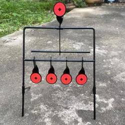 cible de tir en m&eacute;tal 1 euro sans r&eacute;serve Cible rotatif 4 + 1 entra&icirc;nement au tir, cible en m&eacute;tal zz