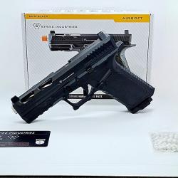 ARK17 STRIKE INDUSTRIES Co2 AIRSOFT NEUF + BOITE NOTICE + BILLES. OPTION SIGHT PHOSPHORECENT! NEUF!