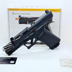 RÉDUC ARK17 STRIKE INDUSTRIES+POWER Co2 AIRSOFT NEUF BOITE NOTICE BILLES OPTION SIGHT PHOSPHORECENTS