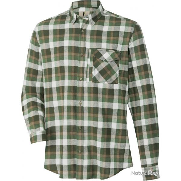 Chemise Martin (Couleur: Vert/Marron, Taille: XXL)