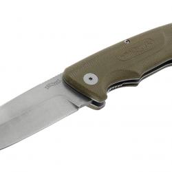 Couteau Walther GNK1 lame spearpoint en acier D2 finition stonewash 104mm +étui