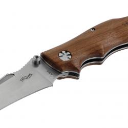 Couteau Walther AFW 3 lame spearpoint en acier AUS 8 finition satinée 87mm +étui
