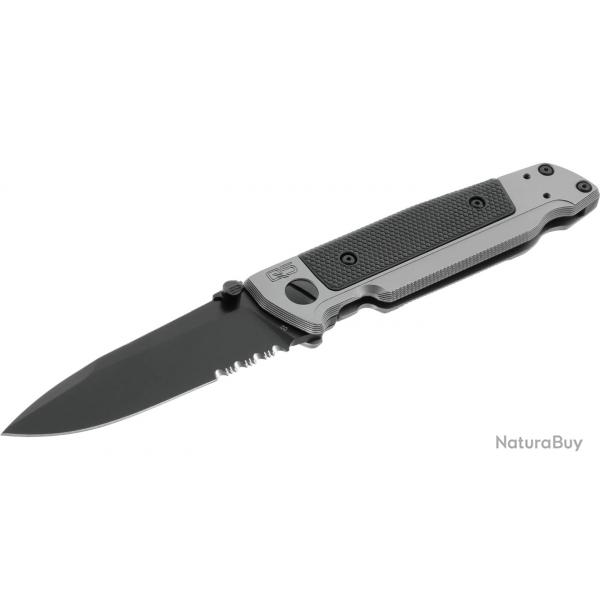 Couteau Walther Q5 SF-SATIN lame spearpoint en acier D2 revtement noir 90mm