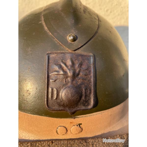 Casque Adrian Dfense passive WW2 modle 1926