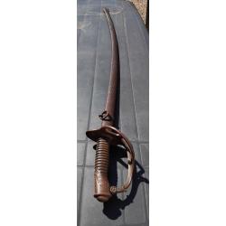 SABRE OFFICIER DE CAVALERIE Fabricant G. BARRE à Paris 1822-82