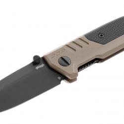 Couteau Walther PDP FDE lame spearpoint en acier D2 92mm