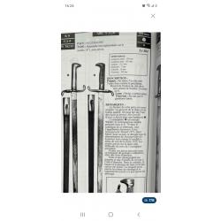 Baïonnette allemande sur le modèle 1871 avec son fourreau