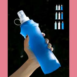 Bouteille pliable 500 ml de camping.
