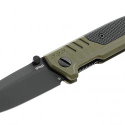 Couteau Walther PDP OD GREEN lame spearpoint en acier D2 92mm
