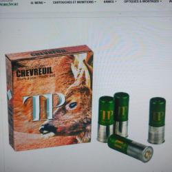 Tunet premier chevreuil prenium calibre 12/70 38g boîte de 10