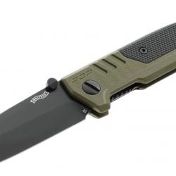 Couteau Walther PDP TANTO-OD GREEN lame en acier D2 92mm