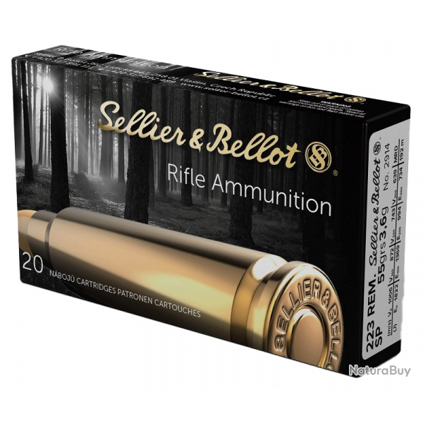 Balles Sellier & Bellot Soft Point - Cal. 223 REM