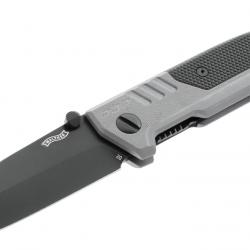 Couteau Walther PDP TANTO-TUNSGTEN GRAY lame en acier D2 92mm