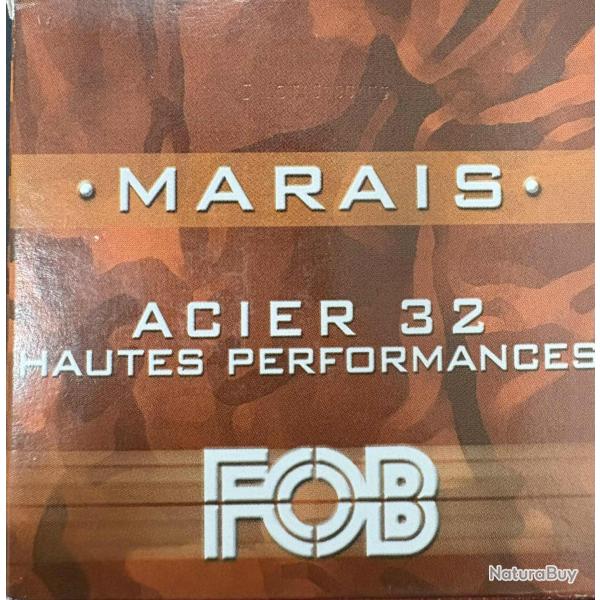 CARTOUCHES FOB MARAIS ACIER 32 haute performance calibre 12/70 32g n2 x25