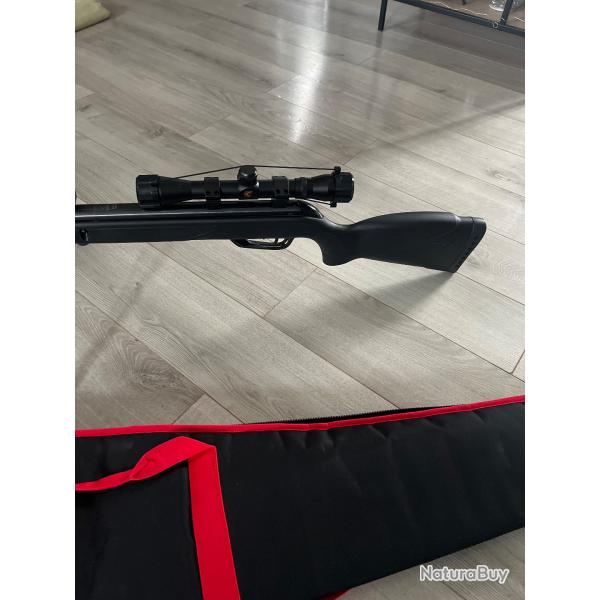 Carabine  plomb GAMO black bear avec sa lunette GAMO 4x32 son bipied et son fourreau GAMO NEUVE!!