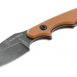 Couteau Elite Force EF714 lame DropPoint acier 440A  55 mm +étui