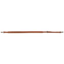 Bretelle fusil en croûte de cuir, mousquetons - Country Sellerie