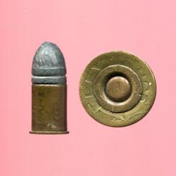 .442 Tranter - étui 1er modèle en 2 parties - marquage : ELEY BROs - cartouche de démo voir photos