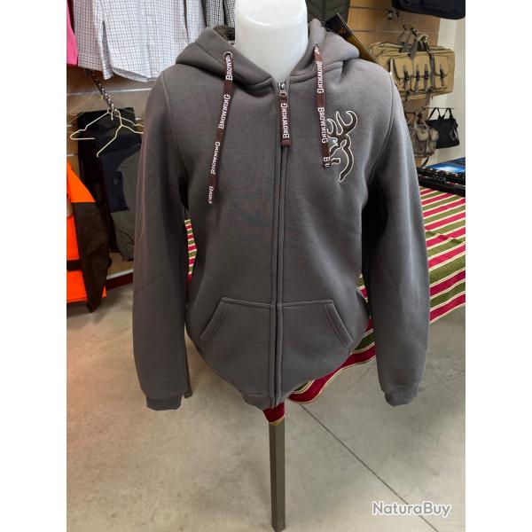 Sweat-shirt warm browning