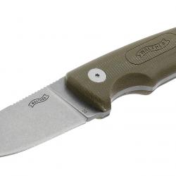 Couteau Walther GNK3 DROPPOINT lame acier D2 84mm +étui