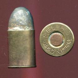 .450 Bull Dog - marquage : ELEY 450 - amorce cuivre